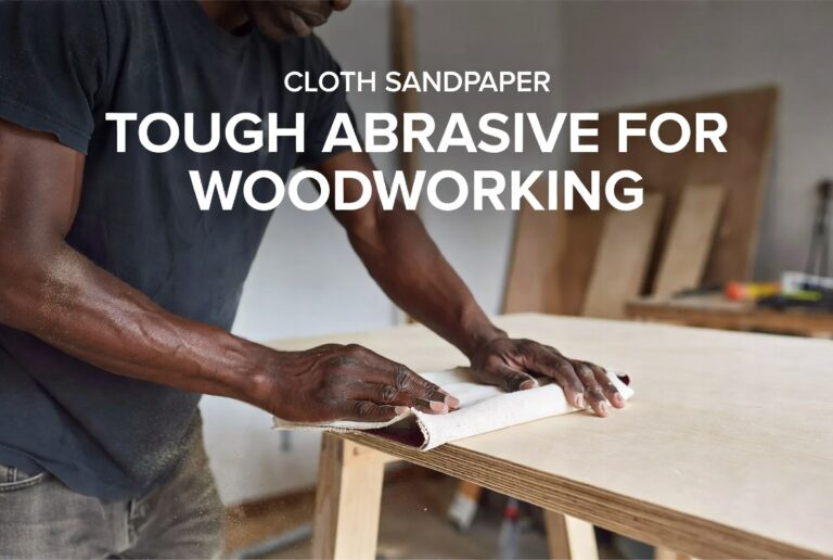 Cloth Sandpaper – Durable P60 and P80 Sanding for Smooth Wood and Metal Surfaces