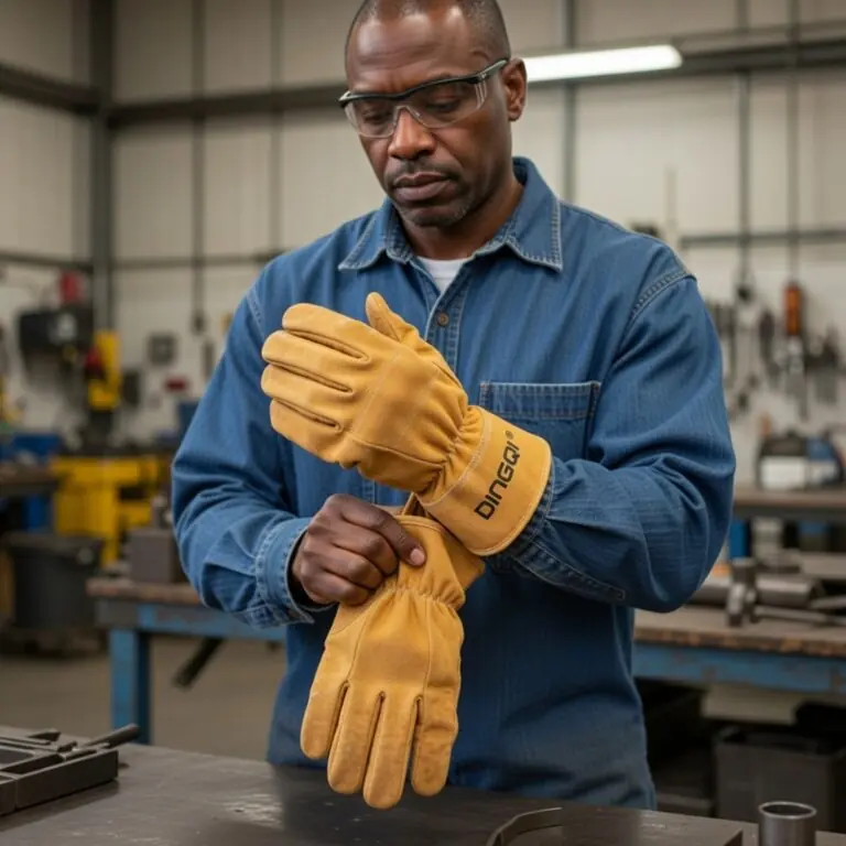 DINGQI Cotton Heat Resistant Gloves – Professional High-Temperature Hand Protection in Ghana