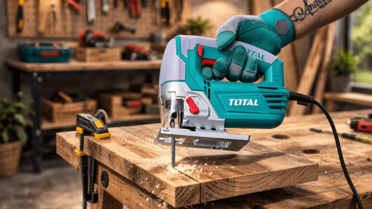 TOTAL Jig Saw – Precision Cutting for Wood, Steel & DIY Projects | CETECH Ghana