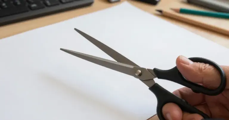 8.5″ DINGQI Multifunction Scissors – Precision Cutting for Fabric, Paper, and Everyday Materials