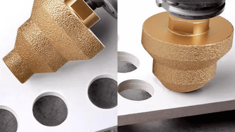 20–35–50mm Tile Marble Hole Saw Bit – High-Efficiency Multi-Purpose Ceramic Cutting Tool (Straight Thread)