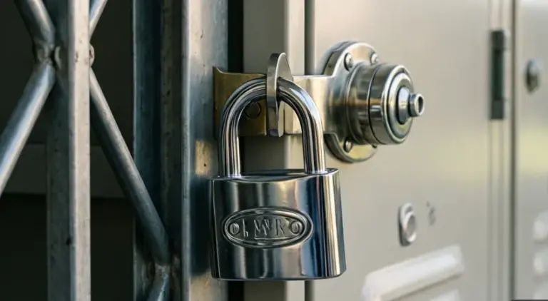 75mm Shengli Chrome Plated Security Padlock