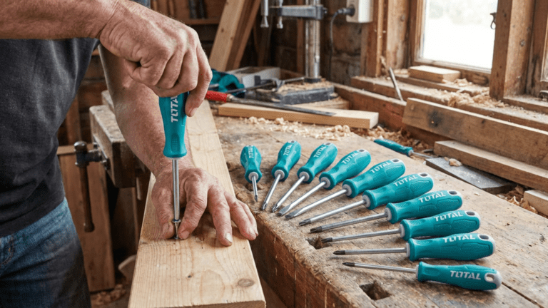 10-Piece TOTAL Screwdriver and Precision Screwdriver Set (THTDC251001) – Professional, Durable and Versatile Screwdriver Set for Repairs in Ghana