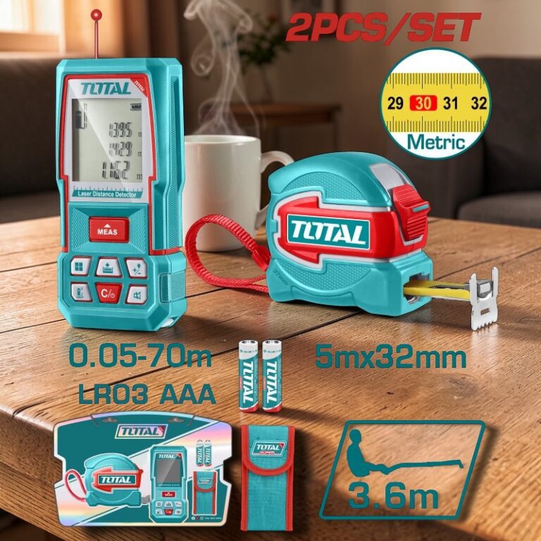 2 Piece TOTAL Laser Distance Detector Combo Kit TLDD241201
