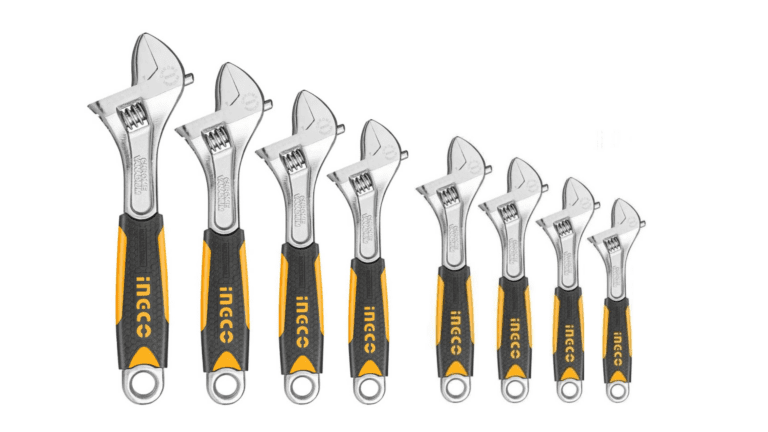 INGCO Adjustable Wrench (10″ and 12″ Sizes) – Professional Adjustable Wrench Tool for Reliable Mechanical and Industrial Work in Ghana