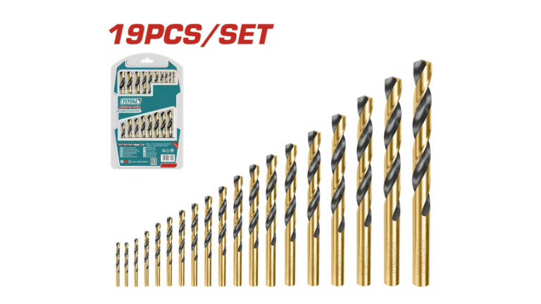 TOTAL Gold HSS Twist Drill Bits Set – Precision, Durability, and Versatility for Ghanaian Professionals
