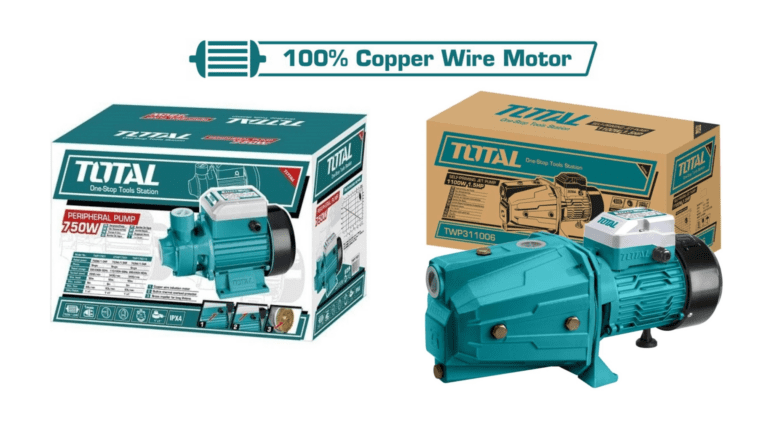 TOTAL Water Pump – 370W, 750W, 1100W, 1500W | Premium Water Pumping Solutions at CETECH Ghana