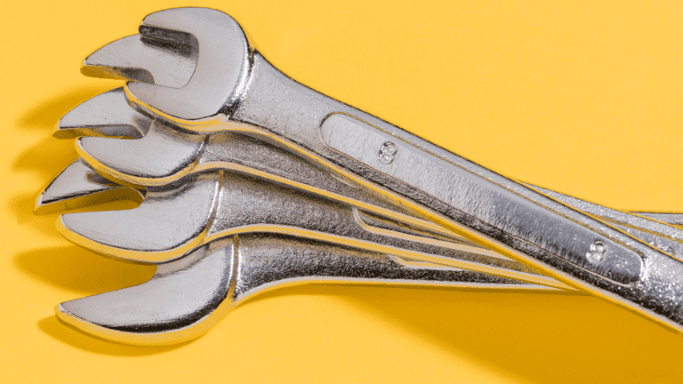 8 Piece TOTAL Double Open End Spanner Set – Strong, Durable Tools for Mechanics & Technicians in Ghana