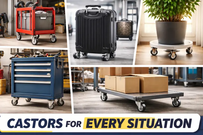 40mm THF 4 Wheels (Castors) – Makes Moving Heavy Items Effortless and Convenient