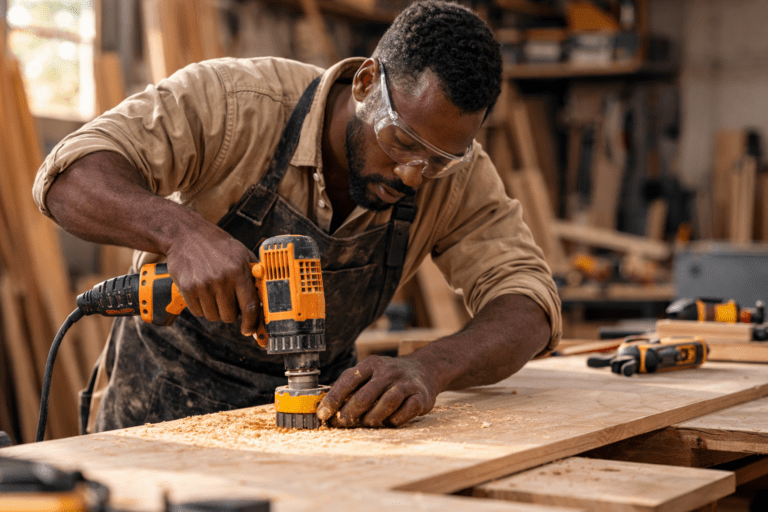35mm JZTO TCT Wood Hole Saw – Precision Cabinet Hinge Drilling Tool for Woodworking Professionals in Ghana