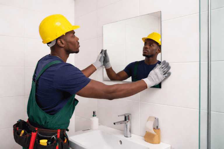 60*45 Cm Yea Plumbing Mirror – Durable Bathroom Mirror for Professional Installations in Ghana