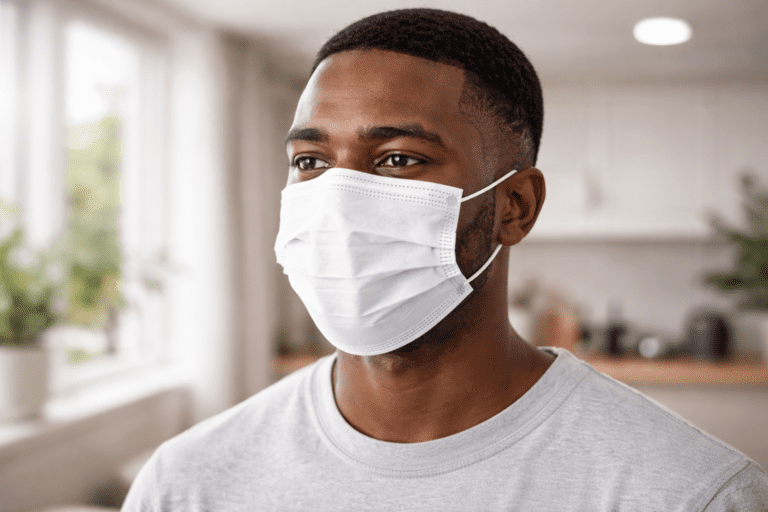 Luxf Shield Mask (KF-AD) White – Premium Disposable Nose Mask for Reliable Respiratory Protection in Ghana