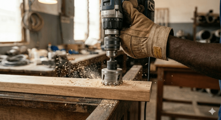 35mm JZTO TCT Wood Hole Saw – Fast and Accurate Wood Drilling for Home and Workshop Projects