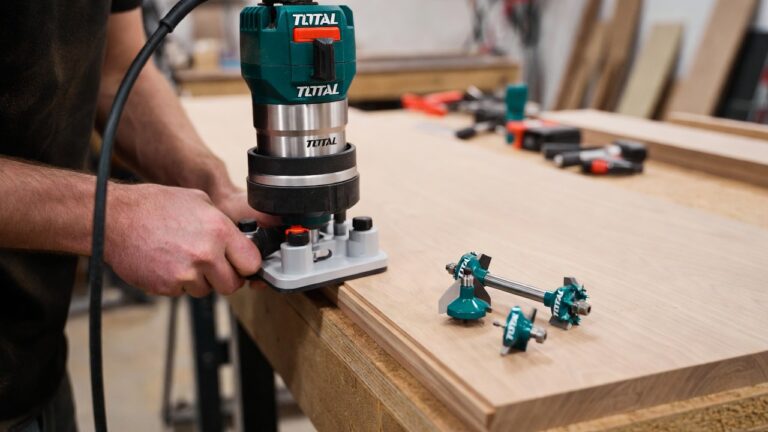 Total 12 Piece Router Bits Set – Precision Router Bits for Professional Woodworking in Ghana