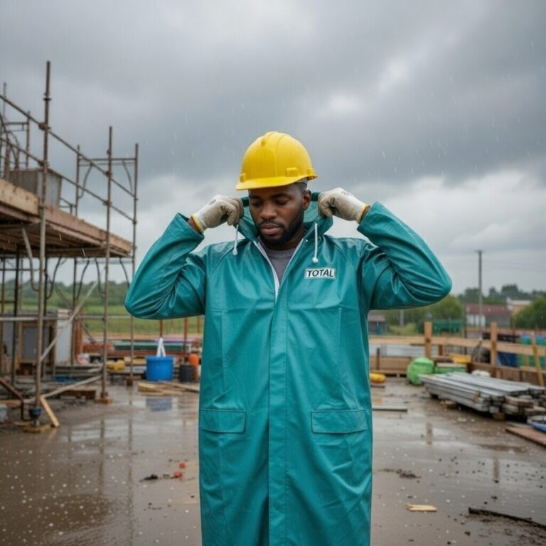TOTAL PVC Rain Coat (Model THTRC031) – Professional Waterproof Rain Suit for Ghana