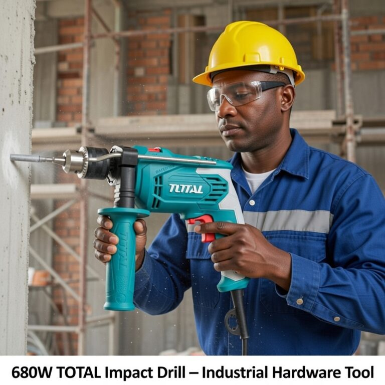 TOTAL 680W Impact Drill – Powerful and Versatile Drilling Machine for Professionals in Ghana