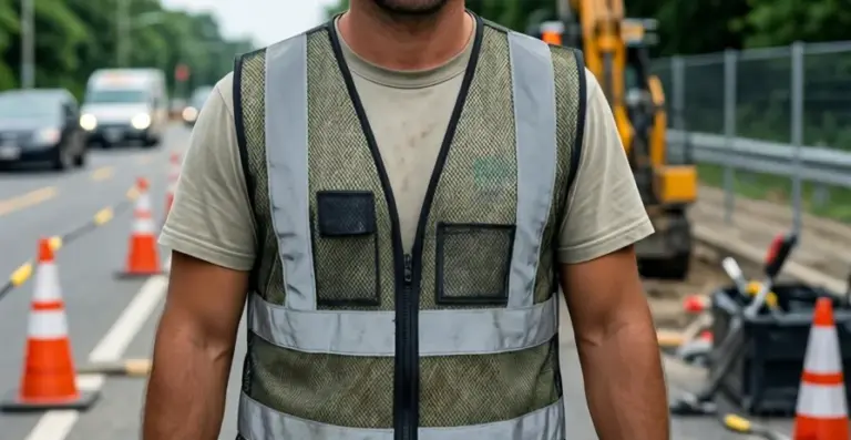 Net Reflector Vest – Lightweight Breathable Safety Vest with 360-Degree Visibility