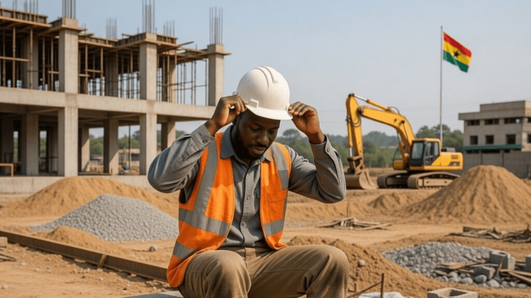 UNIQUE White Safety Helmet / Hard Hat – Durable Protection for Every Site | CETECH Ghana