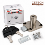 1.5" Elephant King Drawer/Cabinet Lock – Secure Cabinets, Desks and Storage Drawers with Confidence