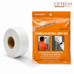 50mm×90mm Highpower Self - Adhesive Joint Tape / Fiberglass Mesh Tape White
