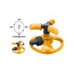 ¾” INGCO Tool Adaptor Plastic 3-Arm Rotary Sprinkler - Image 2