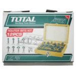 Total 12 Piece Router Bits Set