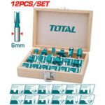 Total 12 Piece Router Bits Set - Image 2