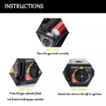 Portable Gas Stove with 2 Butane Gas Cartridge Can Bottle in CETECH Ghana