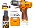 12V INGCO Lithium Ion Impact Drill