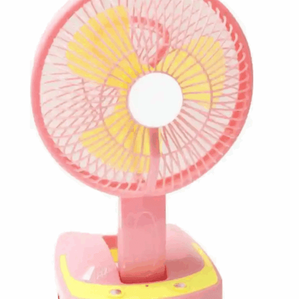 JY - 5590 Portable LED Light With Mini Fan