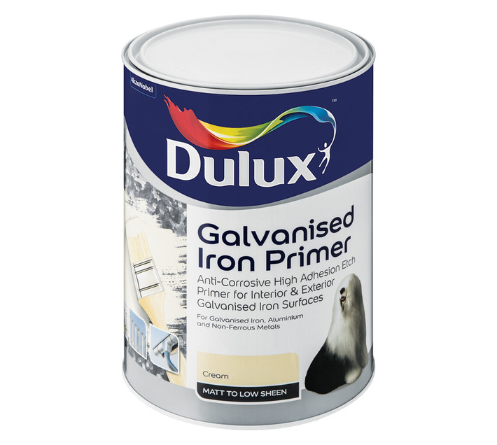 5L Dulux Galvanised Iron Primer Cream CETECH Ghana