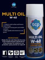 TCP MULTI OIL (W - 40) MULTIPURPOSE LUBRICANT SPRAY - Image 2