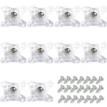 Transparent Glass Holder Set - 2Pcs