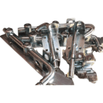 Curve Silver Handle Tower Bolt - Image 2