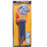 9Pcs/Set OPTIMUS Double Wrench Trox Key - T10-50 GS