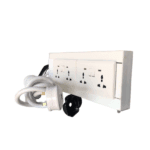 250V 4 Multi-Socket Wooden Frame Extension Box - Image 2