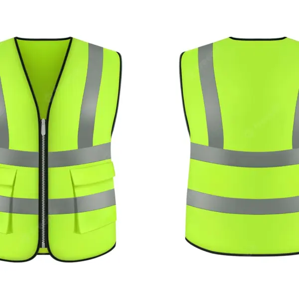 Green Reflective Jacket-With Pocket