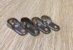 Oval Rail Wardrobe Rod Holder / Cabinet Tube Bearing