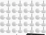 4 Pieces Cabinet Bottom Pin/ Nail on Furniture Glide - Image 2