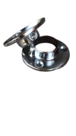 Round Wardrobe Bar Holder – Keeps your hanging rail secure for neat and organized storage