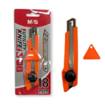 18mm M and G Utility Knife/Cutter – Sharp retractable blade for clean, precise cutting