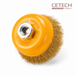 100MM DINGQI Cup Brush – Practical Wire Cleaning Tool for Metal Surface Preparation, and Workshop Use in Ghana