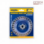 5" 125mm WISEMEN Crimped Wire Cup Brush – Practical Surface Cleaning for Metalwork and Workshops
