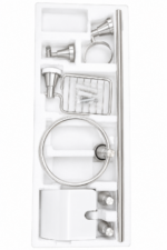 EVI Bathroom Accessory Set – Complete 7 Piece Bathroom Accessory Set for Modern Bathroom Organization - Image 2