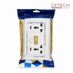 13A ELBEE Double Multi Socket with Light- LB5263 - Power Multiple Devices Safely and Easily