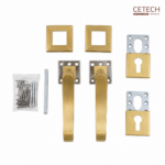 Gold ZORRO Door Handle – Elegant Door Upgrade for Homes, Offices and Hotels - Image 2