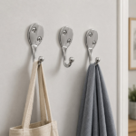 Stainless Steel Wall Hanger Hook for Bathrooms, Kitchens, and Bedrooms - Keeps Your Home Organized