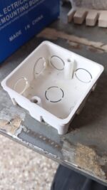 3x3 W and B Electrical Junction Box - White - Image 2