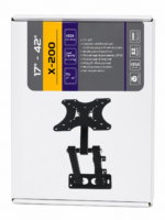 17" - 42" TV Mount X-200 – Adjustable TV Mount for Better Viewing Angles at Home