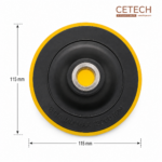 4.5″/115mm Plastic Backing Pad W/Arbor Hole M14X2 (Fibre Disc Backing Pad) – Secure Disc Support for Grinding, Sanding and Polishing - Image 2